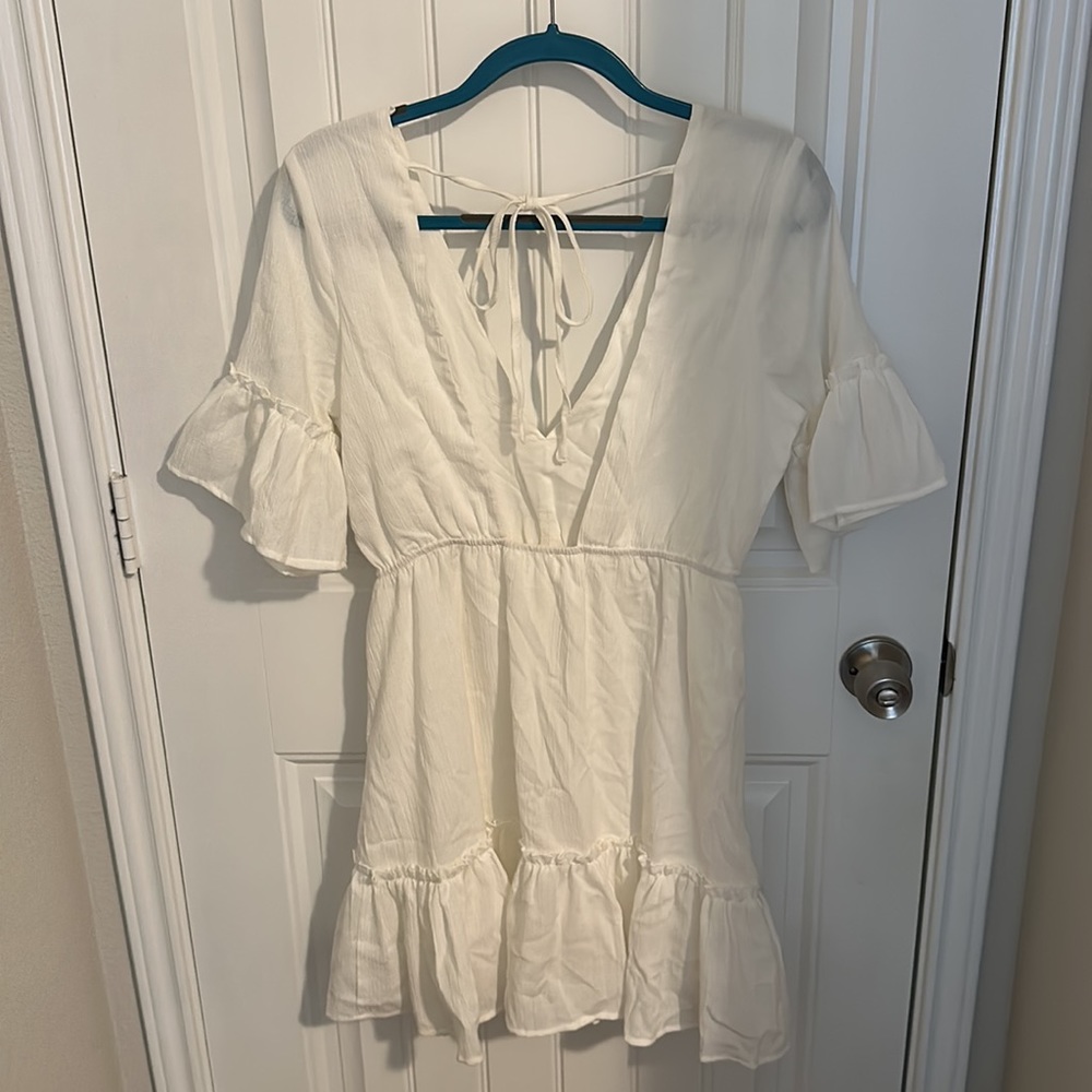 Lulus white open back dress - Picture 2 of 2